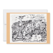 Ett Flat Card-kort för sen natt