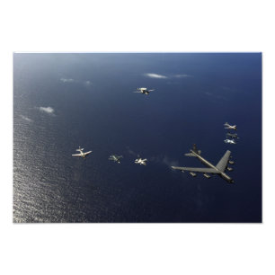 Ett flygplan 2 för US-flygvapen B-52 Fototryck