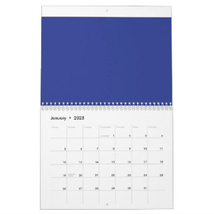 ett flygplan som flyger i himlar med blå bakgrund kalender