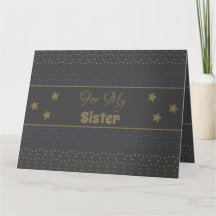 Ett födelsedagskort för min syster
