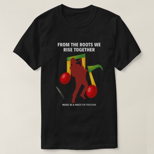 Ett folks själ - från rötterna Stiga upp Toge T Shirt (Design framsida)