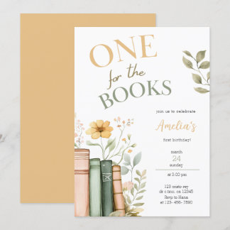 Ett för Bokar:s första födelsedagsinbjudan Inbjudningar