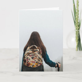 Ett förälderkort för deras äventyrliga barn meddelande