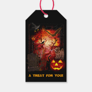 Ett fördrag för dig Halloween Gift-Märkre Presentetikett