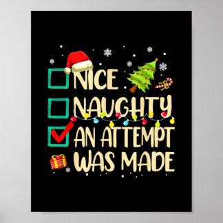 Ett försök gjordes till ett christma. poster