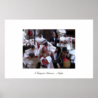 Ett foto av S. Gregorio Armenos Street Poster