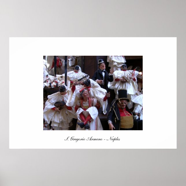 Ett foto av S. Gregorio Armenos Street Poster (Framsidan)