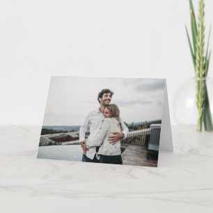 Ett foto-Bra-Kärlek-kort på morgonen Kort