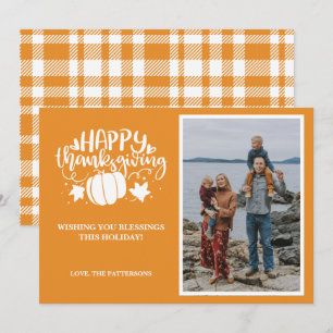 Ett foto Happy thanksgiving