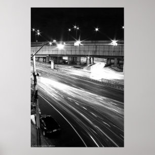 Ett fototryck för Starry natt Poster