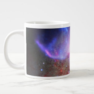 Ett galaktiskt ljusspel i Spiral Galaxy NGC 4258. Jumbo Mugg