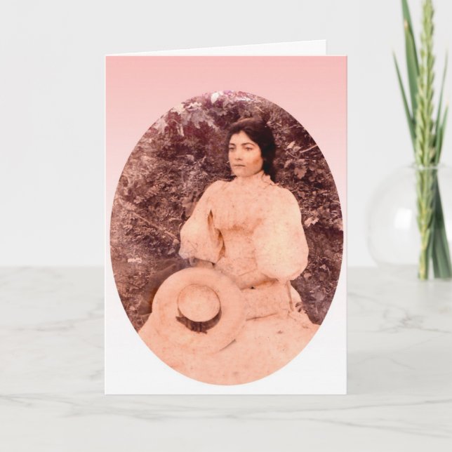 Ett gammalmodigt Mors dag Kort (Framsida)