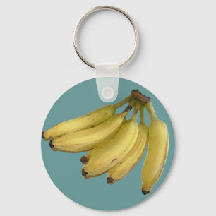 ett gäng bananer nyckelring