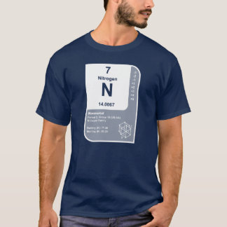 Ett gasformigt grundämne (N) T-shirt