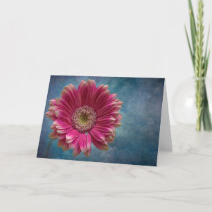 Ett Gerbera-blomskort Kort