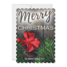 Ett God jul-kort för utfall med en Fullt