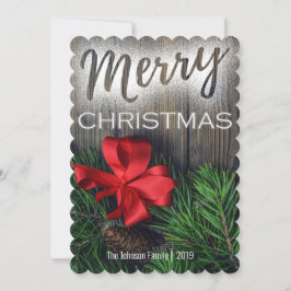 Ett God jul-kort för utfall med en Fullt