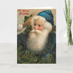 Ett God jul Old St. Nick Card Helgkort
