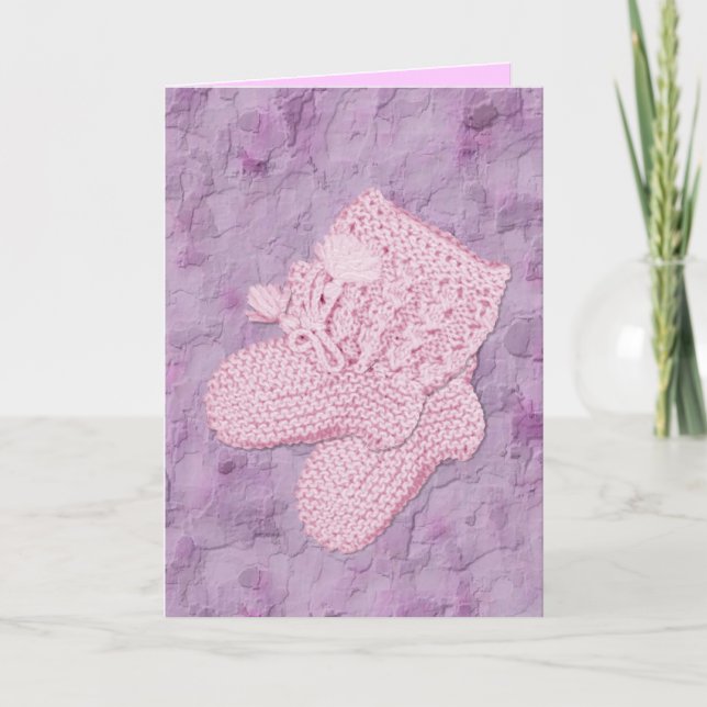 Ett gratulationskort för flickor kort (Framsida)