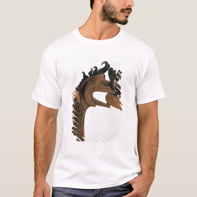 Ett gripinnehav en hjort i dess näbb tee shirt (Framsida)