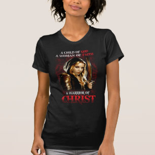 Ett Guds barn, en troskvinna, en Chris krigare T Shirt