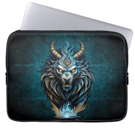 Ett häftigt blått djur, en majestät varelse laptop fodral