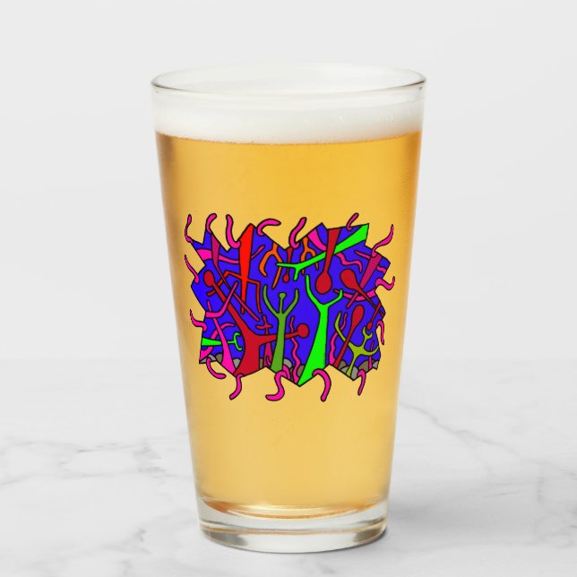 ETT HÅL I MITT GLAS. GLASKOPP (Framsida fylld)