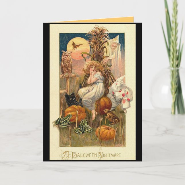 Ett Halloween Nightmare-kort Kort (Framsida)