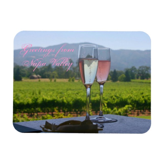 Ett hälsning från Napa Valley Magnet (Horisontell)