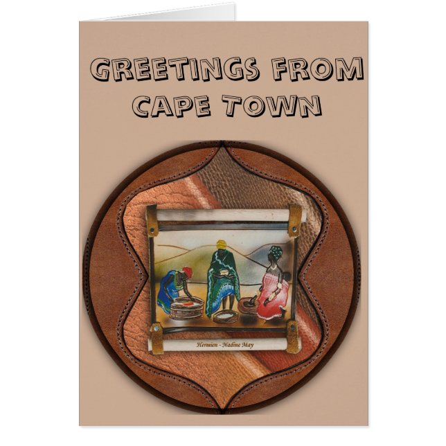 Ett hälsningskort med ett meddelande (Framsidan)