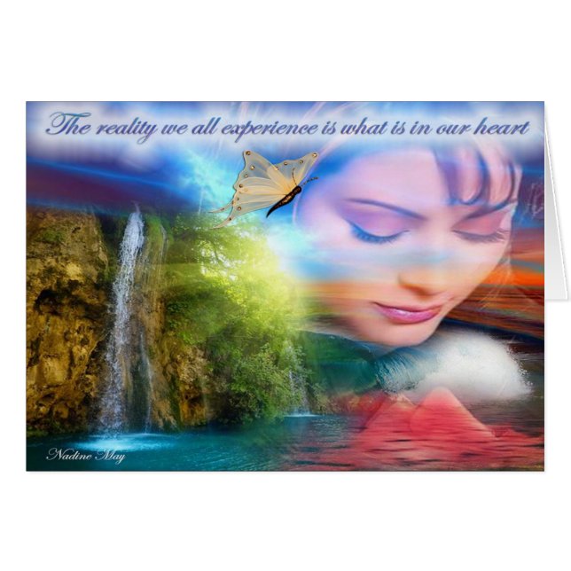 Ett hälsningskort med ett meddelande (Framsidan Horizontal)