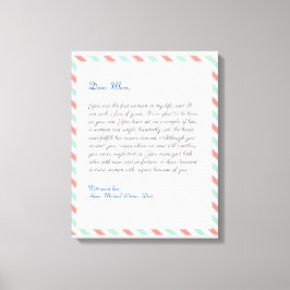 Ett handskrivet meddelande om bärbara datorer i kä canvastryck