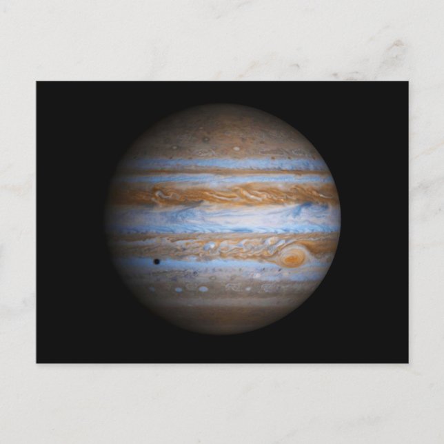 Ett häpnadsväckande foto av Planet Jupiter Vykort (Framsida)