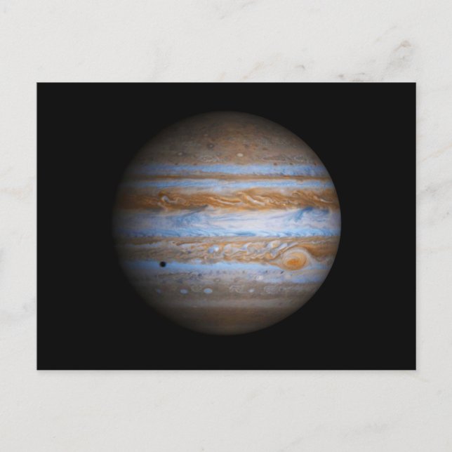 Ett häpnadsväckande foto av Planet Jupiter Vykort (Framsida)