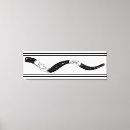 Ett häpnadsväckande nyår av kanvas Wall Art Shofar