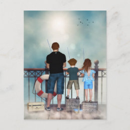 Ett hav av vykort för återgivning (text)