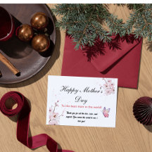 Ett Heartfilt Mors dag poster kort