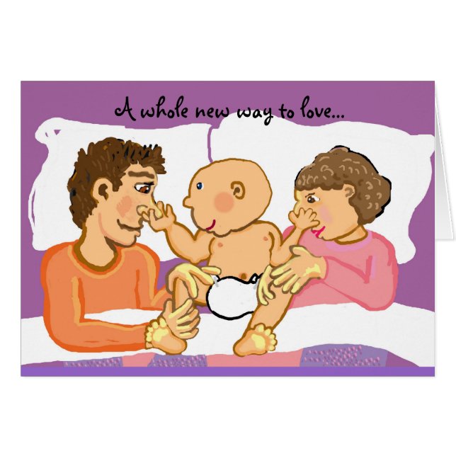 Ett helt nytt sätt till kärlek.. hälsningskort (Framsidan Horizontal)