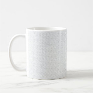 Ett helt vitt, funktionslöst yta fyller kaffemugg