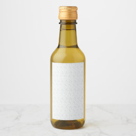 Ett helt vitt, funktionslöst yta fyller vinetikett