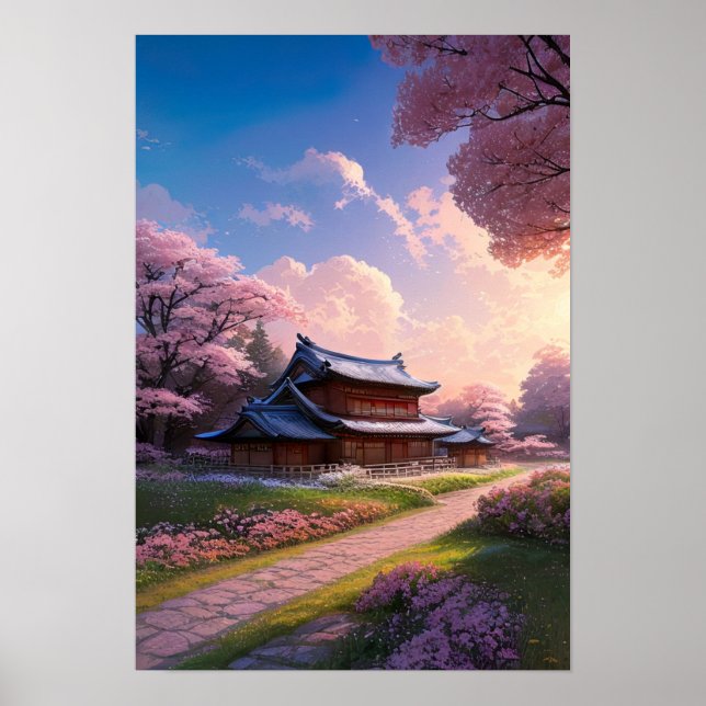 Ett hem bland Blommarna Poster (Framsidan)