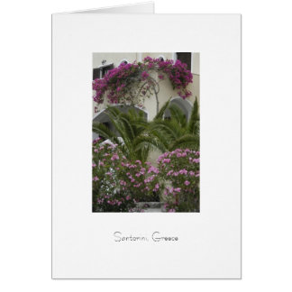 Ett hem i Santorini OBS Kort