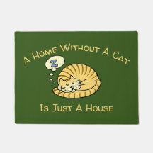 Ett hem utan en katt är precis en hustecknad