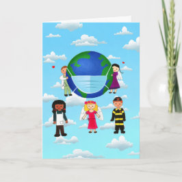 Ett Heroes-tack för ditt mappade gratulationskort Kort