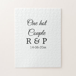 Ett hett lägger till det första brev-textdatumet f pussel