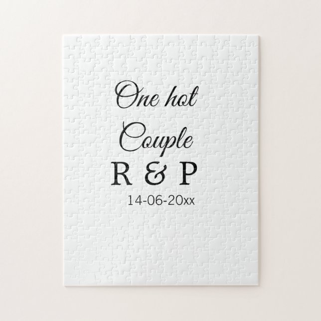 Ett hett lägger till det första brev-textdatumet f pussel (Vertikal)