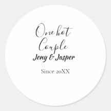 Ett hett par lägg till namn sedan 20XX års datum