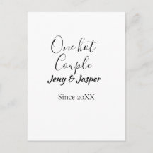 Ett hett par lägg till namn sedan år 20XX datum