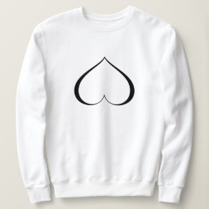 ETT HJÄRTA I DISTRESS Blk T Shirt