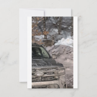 Ett hjort i strålkastarljuset inbjudningar